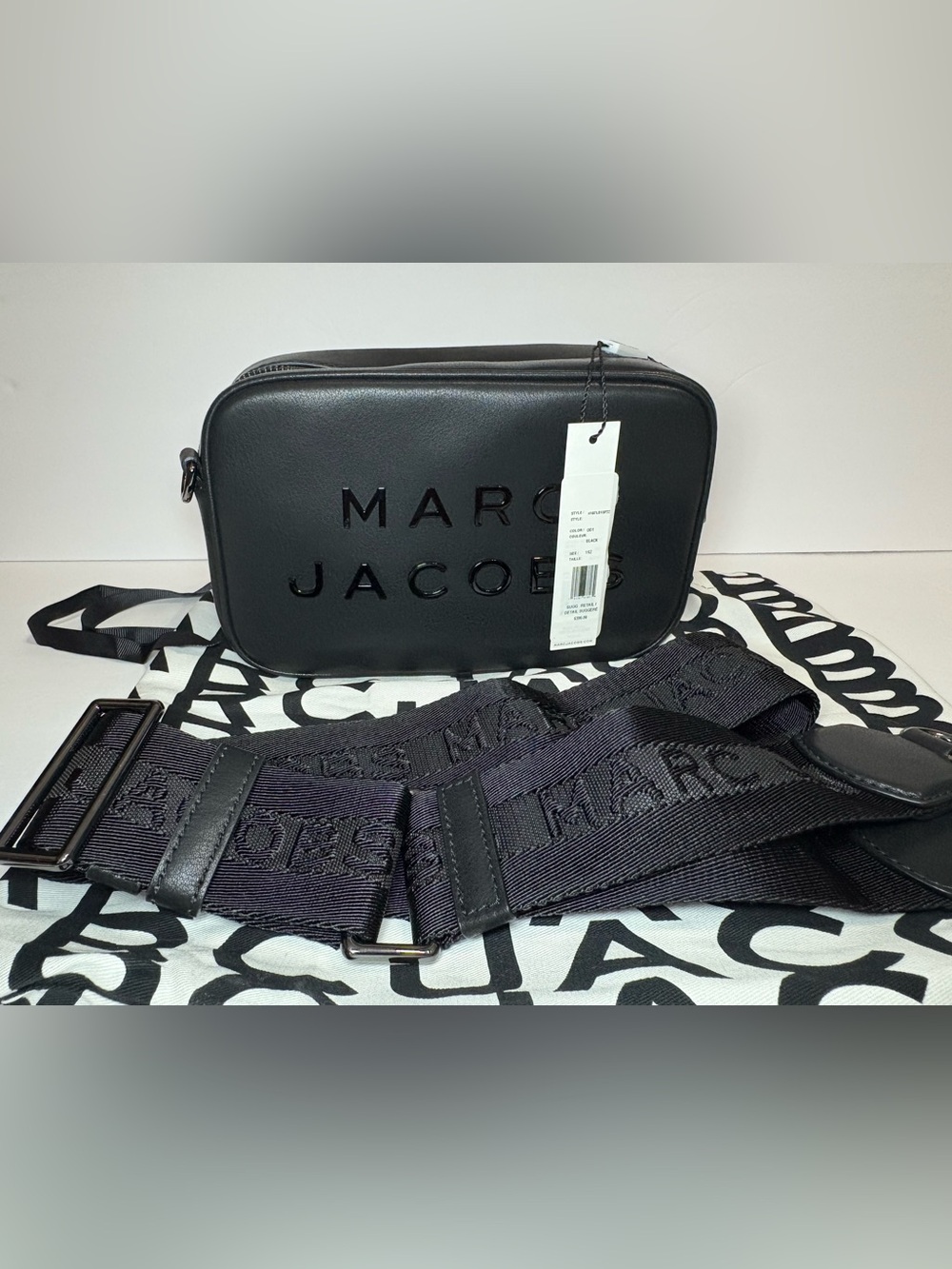 Marc Jacobs Perfect Flash Black Leather Crossbody Bag NWT